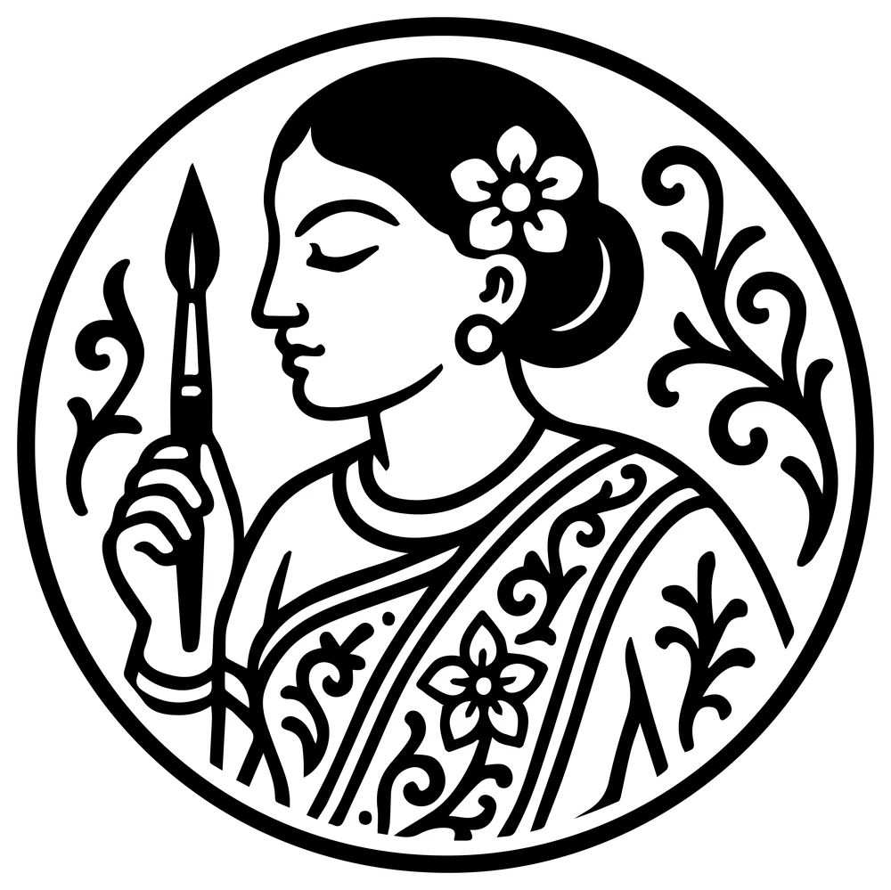 Sarojani Bathik — Mono badge